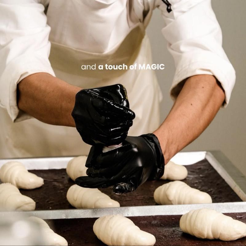 Baker shaping dough