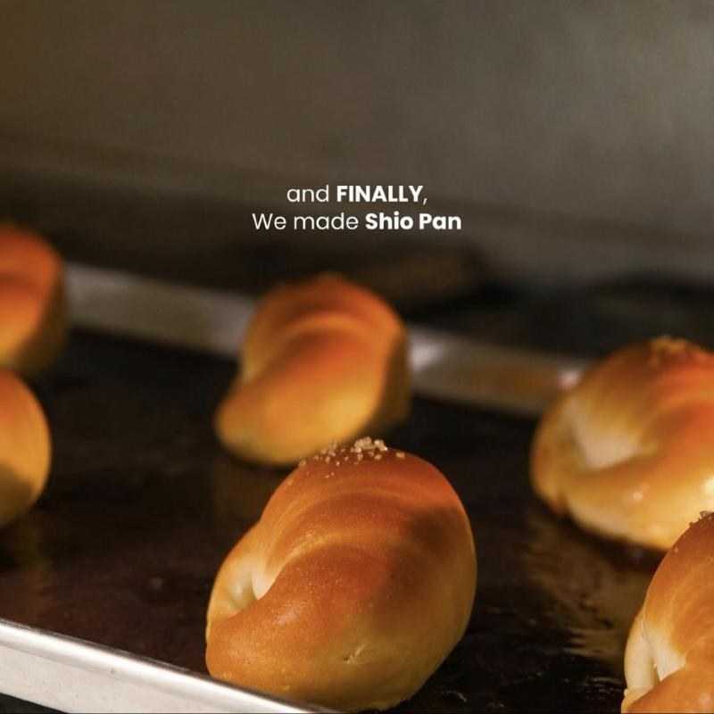 Facebook post: Shio Pan baking